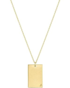 SET & STONES Goldie Initial Necklace - Metallic