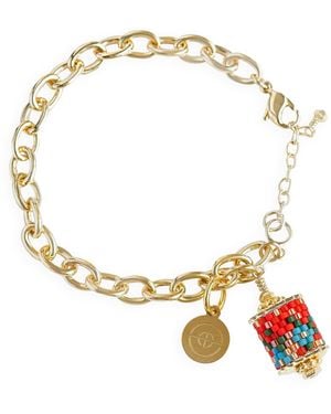 EDEN + ELIE Modern Peranakan Charm Bracelet - Metallic
