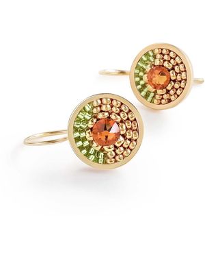 EDEN + ELIE Infinity Drop Earrings - Metallic