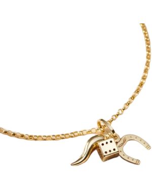 Posh Totty Designs Gold Lucky Charms Bracelet - Metallic