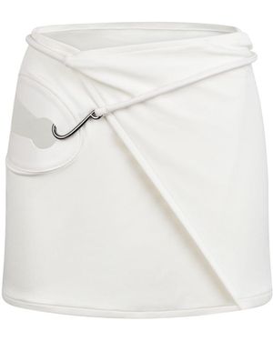 Bianca Resortwear Bruna Wrap Mini Skirt - White