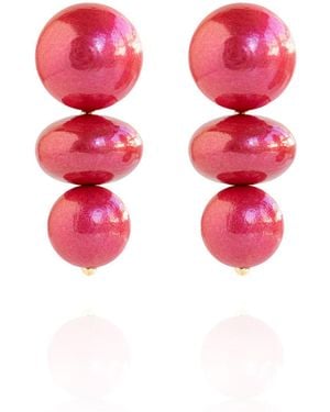 Saule Label Nola Earrings - Pink