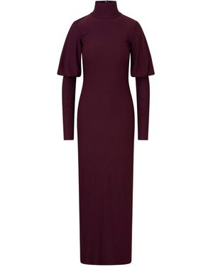 Centre Piece Margot Burgundy Maxi Dress - Purple