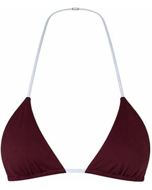 Belletage Swimwear The Malibu Barbie Reversible Bikini Top - Red