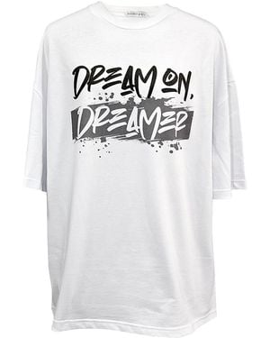 Maison Bogomil T-Shirt Dream On Dreamer With Background - White