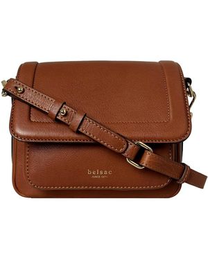 BELYSA Olivia, Cognac Leather Crossbody - Brown