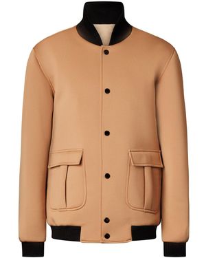 Chuks Collins Lance Two-Piece Neoprene Jacket & Pant Set - Natural