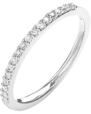 Augustine Jewels Delicate Eternity Ring - White