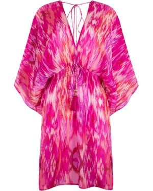 Sophia Alexia Magical Mini Capri Kimono Dress - Pink