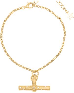 Luna Charles Lola T-Bar Bracelet - Metallic