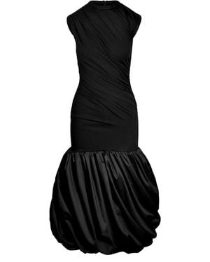Ioana Ciolacu Ripple Balloon Dress - Black