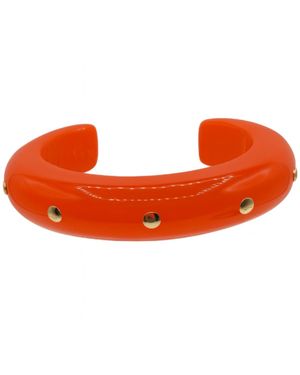 Michael Nash Jewelry Ingrid Studded Cuff - Orange