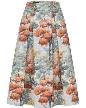 Marianna Déri Pleated Skirt Autumn Forest - Multicolor