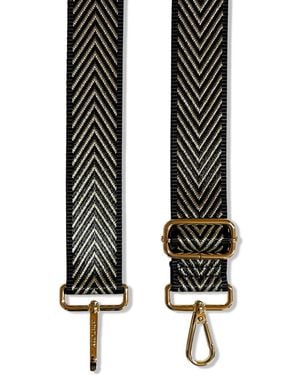 Apatchy London And Chevron Strap - Black