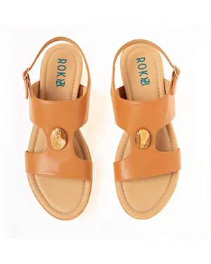 ROKH Toffee With Picture Jasper - Orange