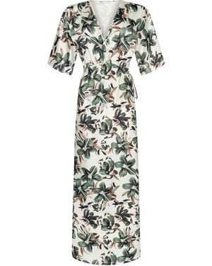 Chic by Lirette Neutrals Kimono Dress Lotus Bastimentos - White