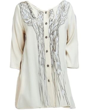 Saniya Khan Neutrals Sketch - White
