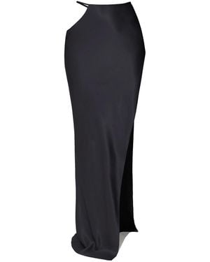 AGGI by HALEWSKI Faye Glossy Skirt - Black