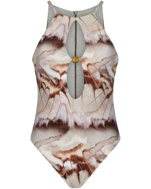 Neoblu Bosque One Piece Print Cafe - Brown