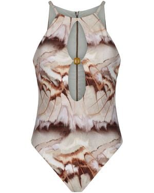 Neoblu Bosque One Piece Print Cafe - Brown