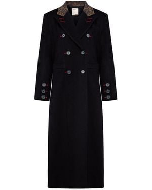 Pcfg Your Itch Oversized Long Overcoat - Black