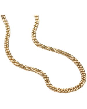 Posh Totty Designs Double Curb Chain Necklace - Metallic