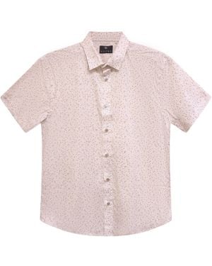 Vustra Electric Night Button-Down Shirt - Pink