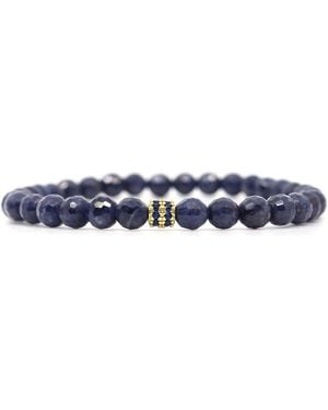 Shar Oke Sapphire & Cubic Zirconia Bracelet - Blue