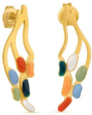 Joidart Small Golden Earrings Deliri - Metallic