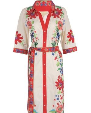 IslaPayal Neutrals Rhea Midi - Red