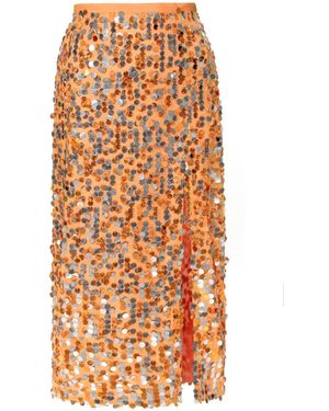 AGGI by HALEWSKI Layla Nectarine Skirt - Orange