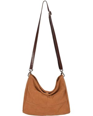 Owen Barry Suede Crossbody Bag Ginger Tan Marizion - Brown