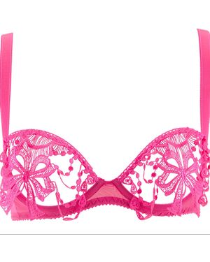 Belle -et-BonBon Limited Edition Crystal Bisoux Bra - Pink