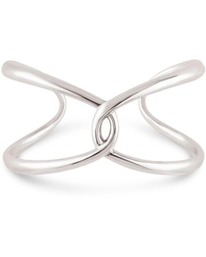 Dinny Hall Twist Open Cuff - White
