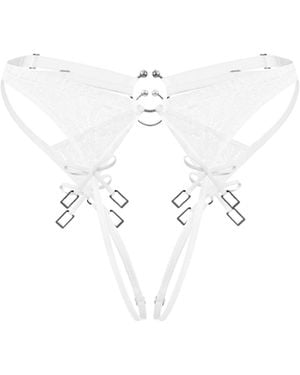 Zhilyova Aurora Ouvert Brief - White