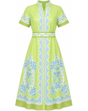 IslaPayal Sydney Shirtdress - Green