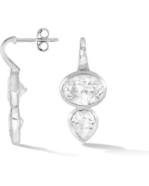 Dower & Hall Topaz Tutti Frutti Earrings - White