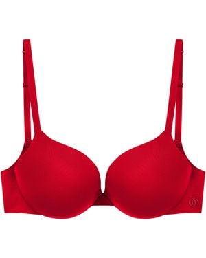GOD SAVES QUEENS Second Skin Ultimate Push-Up Bra Rose - Red
