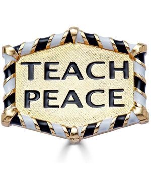 Passionate Protest Collection Teach Peace - Metallic