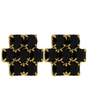 Vickisarge The Hive Earrings - Black