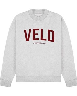 VLD Westwood Varsity Mockneck Sweatshirt - White