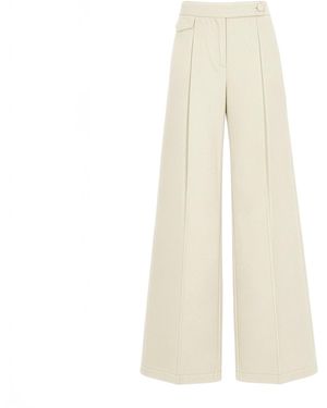 Herfetch Neutrals Latte Wide Leg Pant Stone - Natural