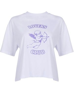 VAVI STUDIO Lovers Club T-Shirt - Blue