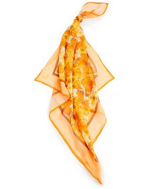 Henelle Laurel Canyon Silk Bandana - Metallic