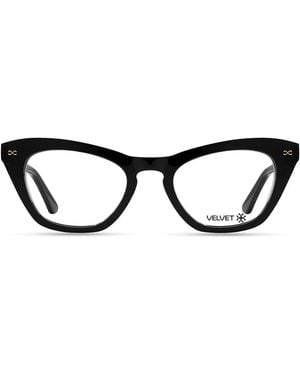 Velvet Eyewear Cat Eye Optical Style - Black