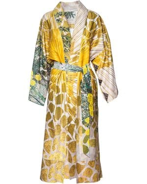ARTISTA Fennel Maxi Kimono - Yellow