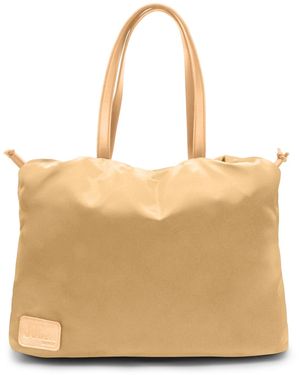Jorja Neutrals The Puffy Tote - Natural