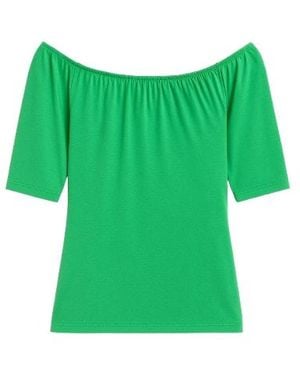 Conquista Scoop Neck Tee - Green
