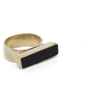 Lala Salama Mraba Ring - White