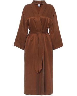 Nudea Eco-Luxe Kimono Robe - Brown